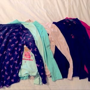 Girls long sleeve shirts, S:10